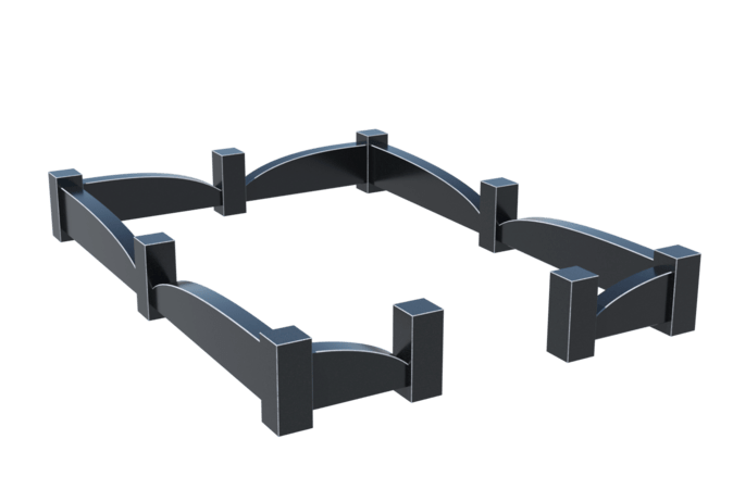 Цоколи на могилу в Омске | Цоколь на могилу №0038
