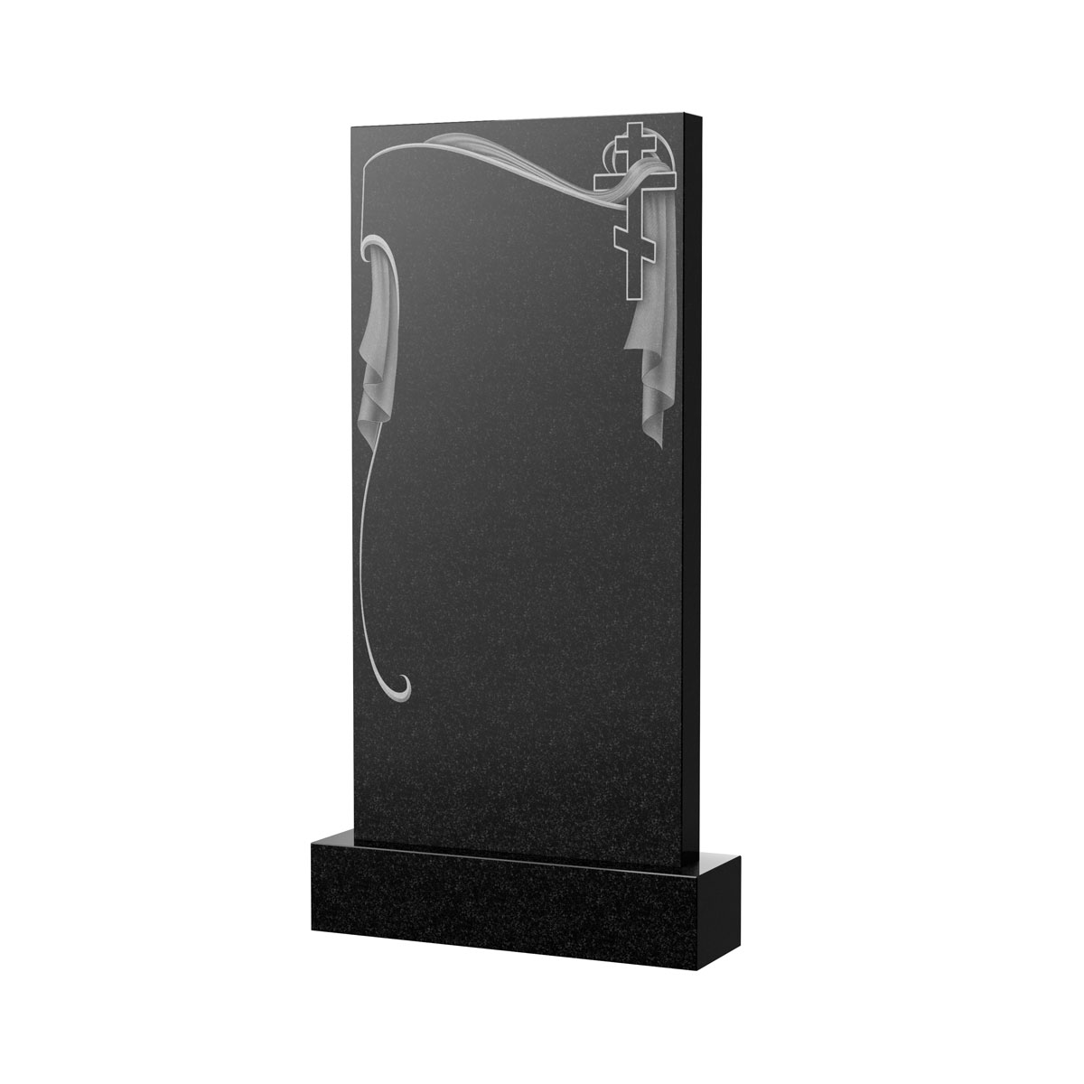 Художественное оформление памятника в Омске | Художественное оформление на гранитную стелу, рисунок ВХО-051