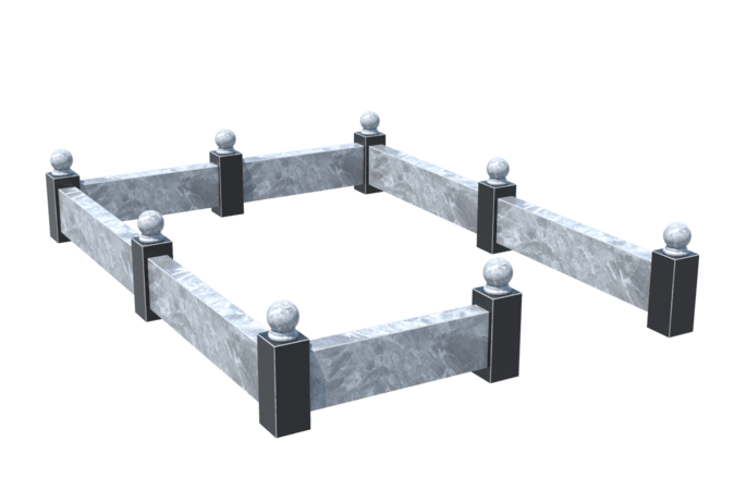 Цоколи на могилу в Омске | Цоколь на могилу №0031