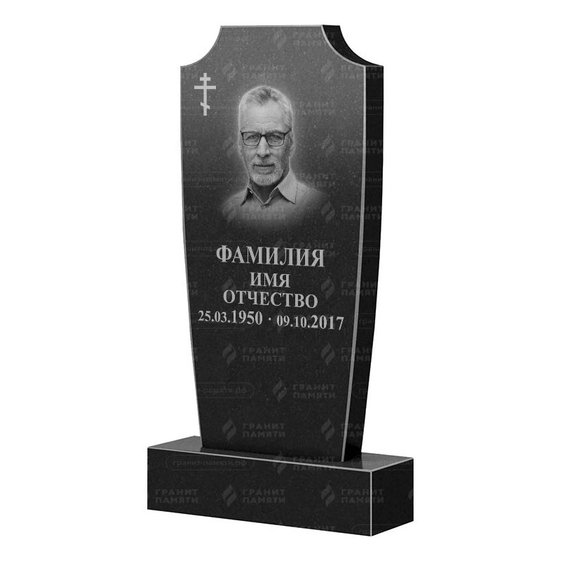 Памятники из гранита вертикальные в Омске | Гранитный памятник ФГ-010