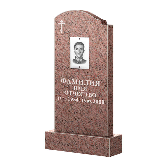 Гранитные памятники в Омске | Памятник из гранита Розалия Pink ФГЦ-25