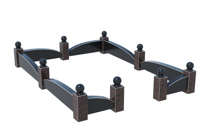 Цоколи на могилу в Омске | Цоколь на могилу №0044