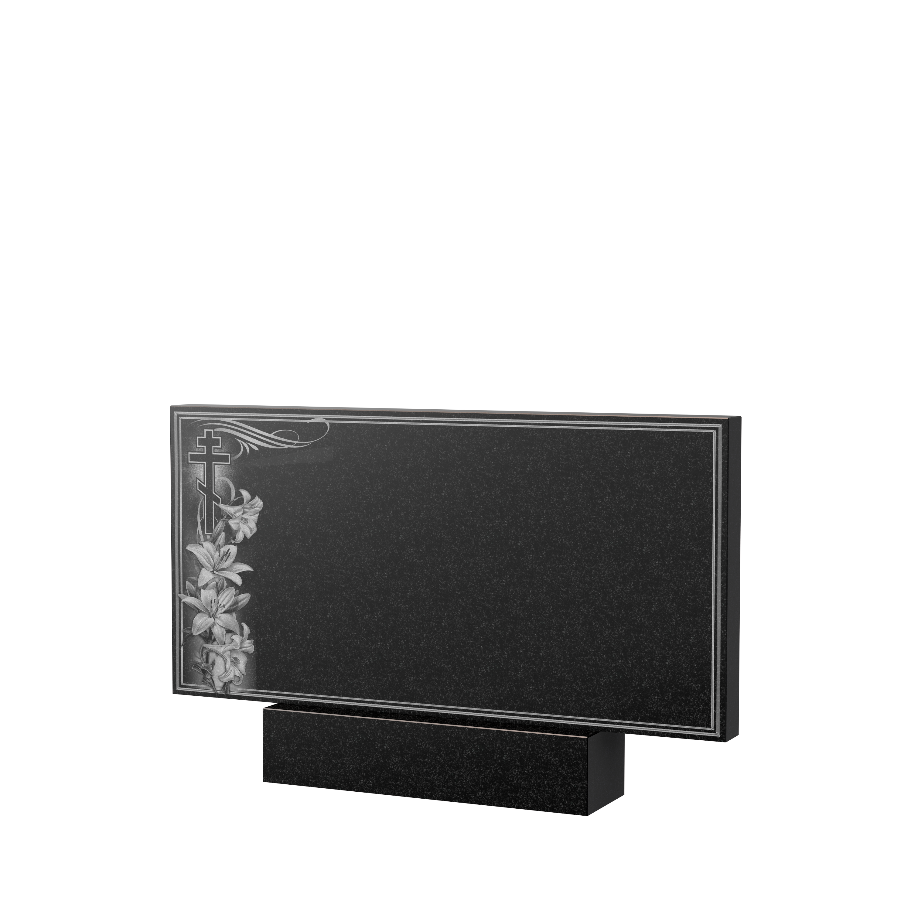 Художественное оформление памятника в Омске | Художественное оформление на гранитную стелу, рисунок ГХО-003