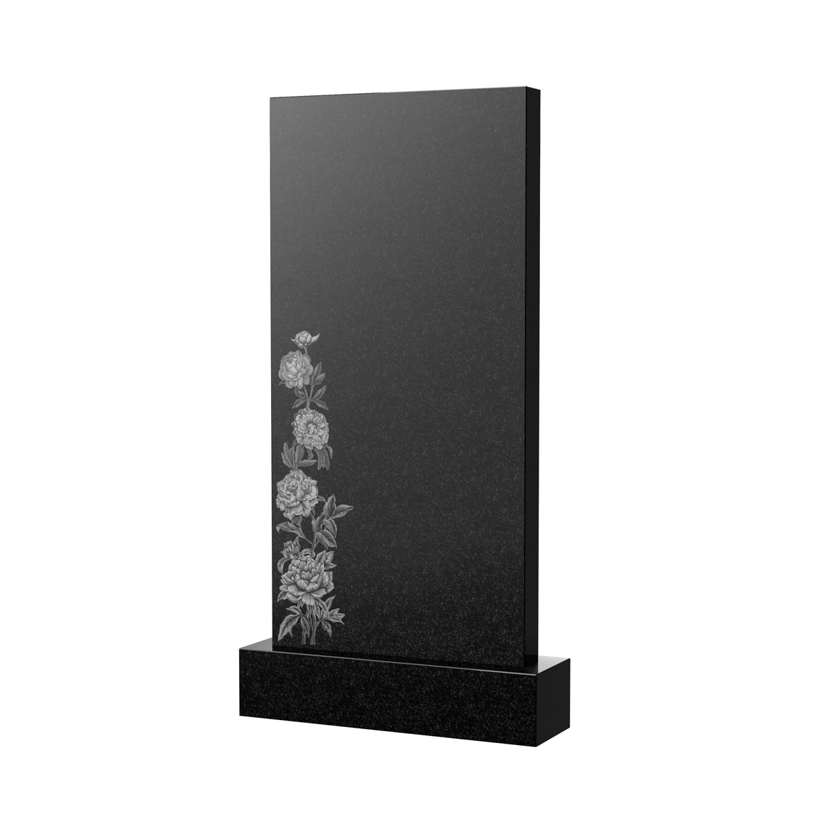 Художественное оформление памятника в Омске | Художественное оформление на гранитную стелу, рисунок ВХО-059