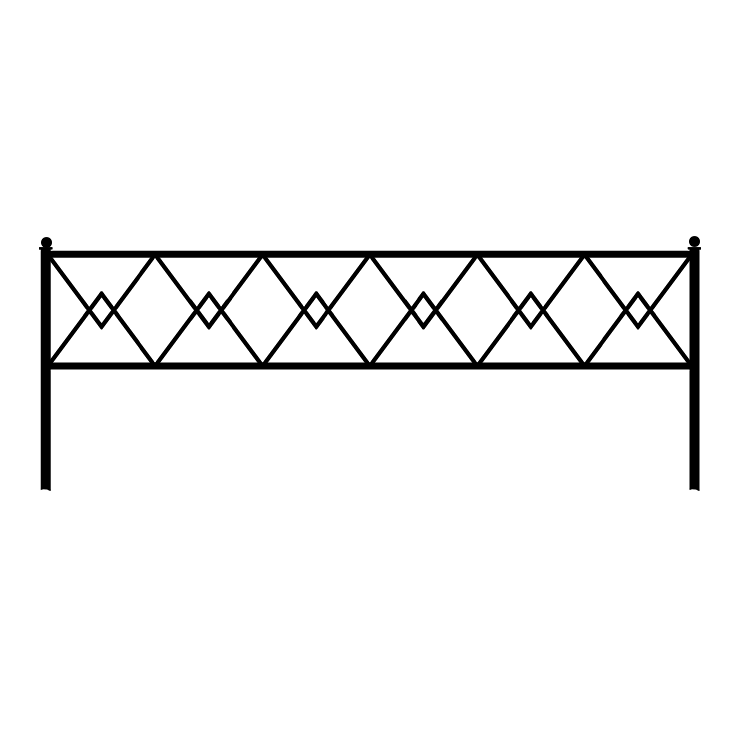 Кованые изделия в Омске | Кованая оградка ОГ.002