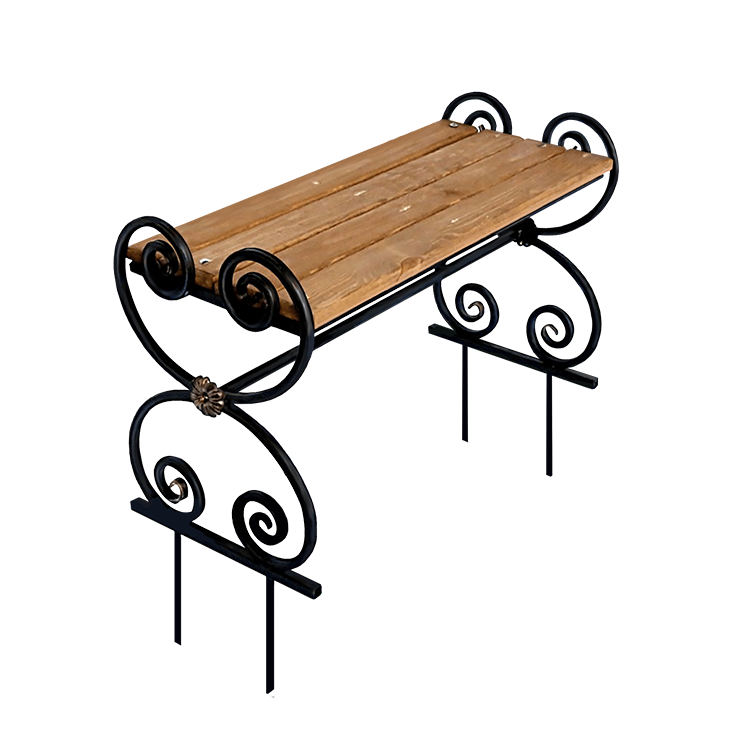 Кованые изделия в Омске | Кованая скамейка СТ.001