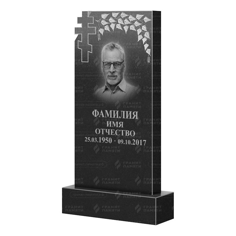 Памятники из гранита с деревом в Омске | Гранитный памятник ФГ-202