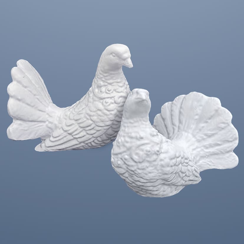 Скульптуры из искусственного мрамора в Омске | Голубь пара