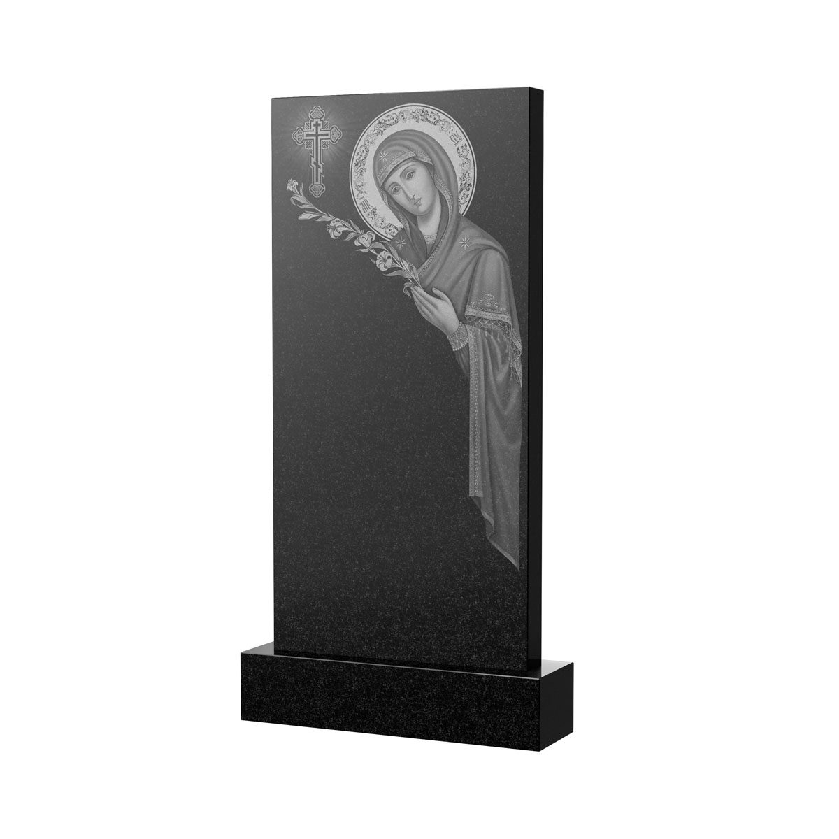 Художественное оформление памятника в Омске | Художественное оформление на гранитную стелу, рисунок ВХО-035