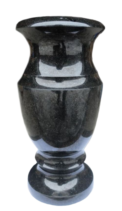 Вазы из камня в Омске | Ваза гранитная «Габбро 40»