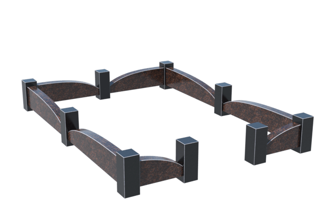 Цоколи на могилу в Омске | Цоколь на могилу №0042