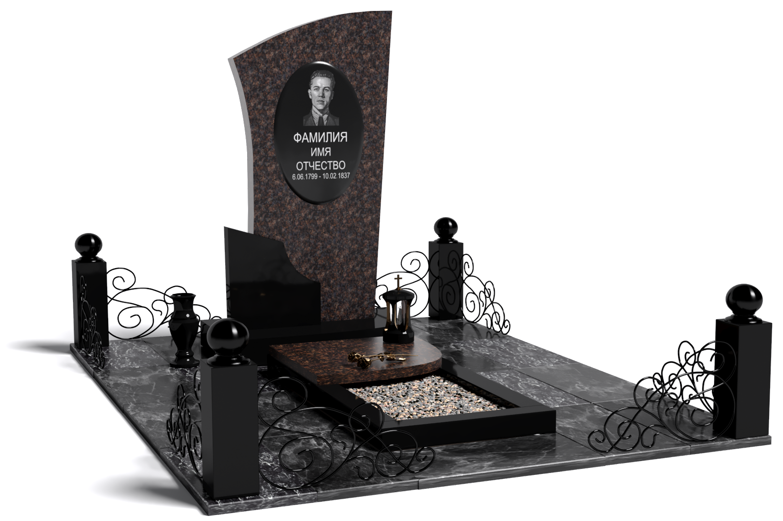 Одинарные мемориальные комплексы в Омске | Мемориальный комплекс №12