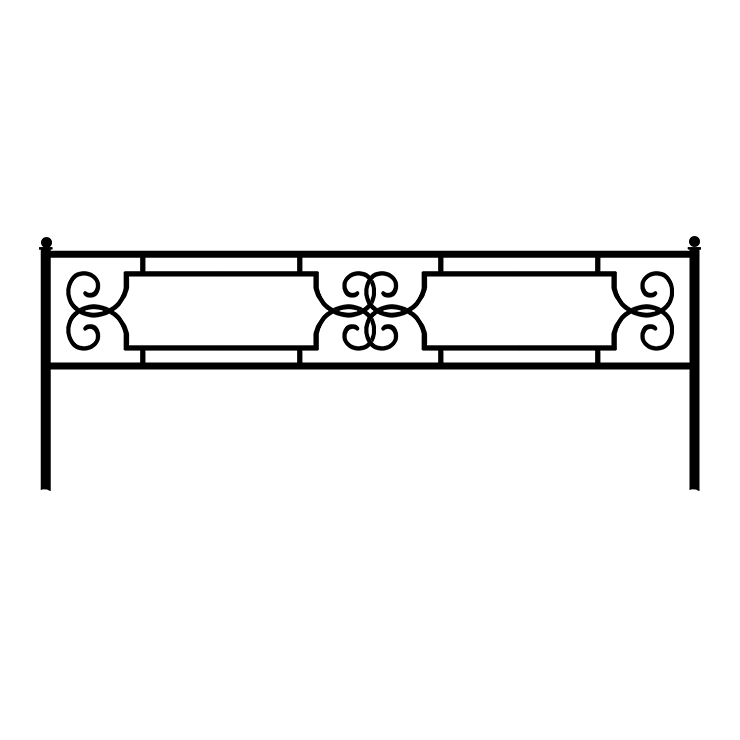 Кованые изделия в Омске | Кованая оградка ОГ.004