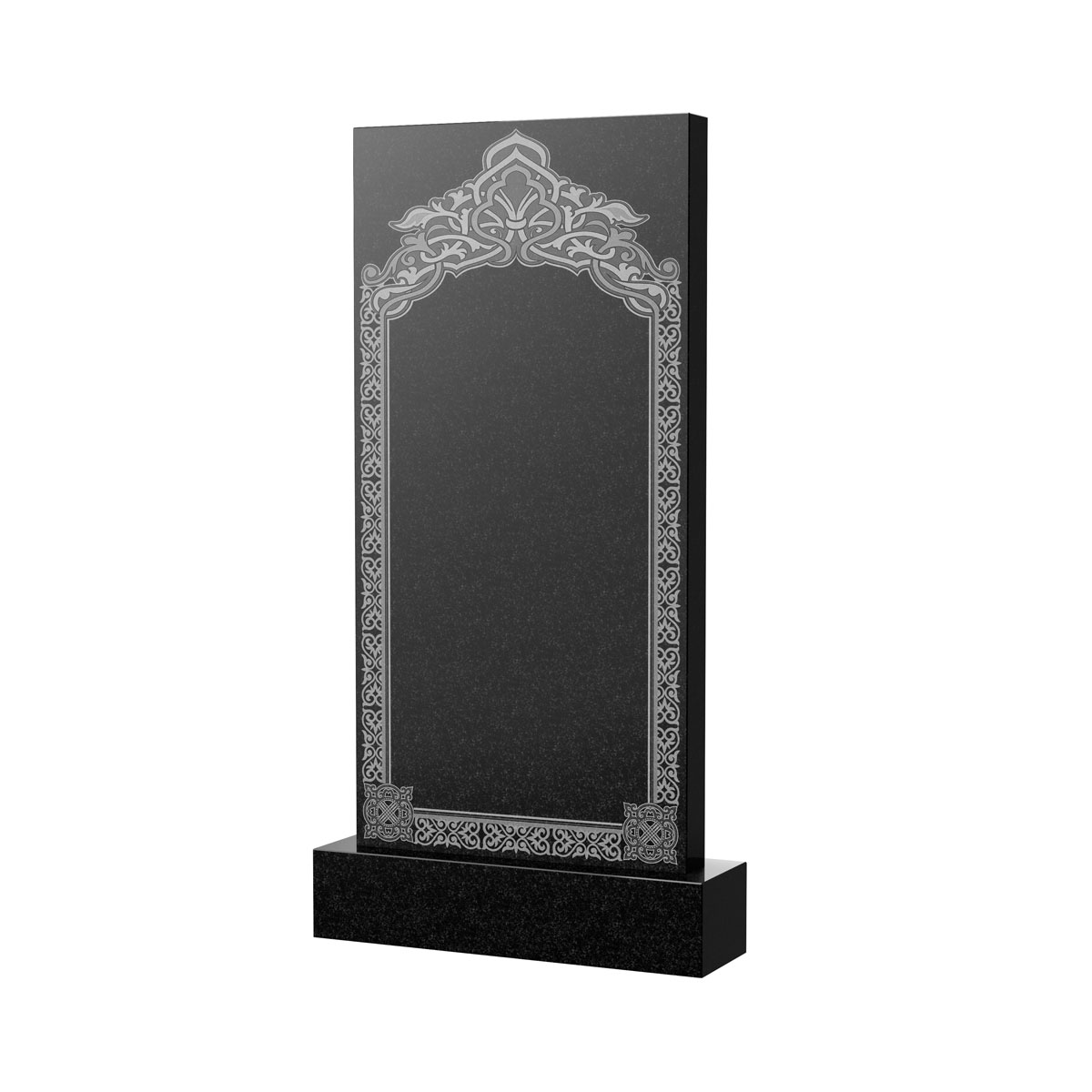 Художественное оформление памятника в Омске | Художественное оформление на гранитную стелу, рисунок ВХО-044