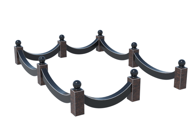 Цоколи на могилу в Омске | Цоколь на могилу №0026