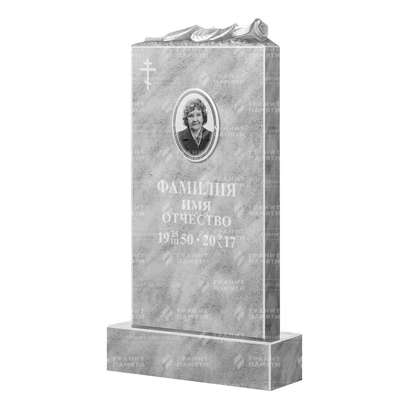 Памятники из мрамора в Омске | Мраморный памятник ФМ-105