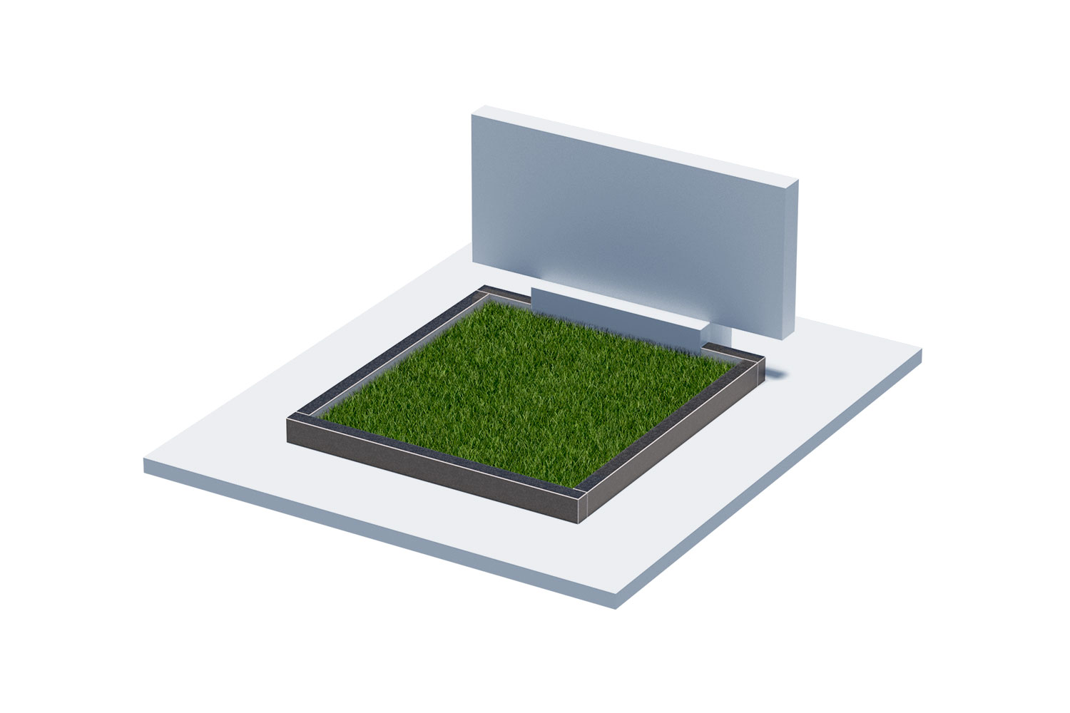 Цветники и надгробные плиты в Омске | Цветник Общий