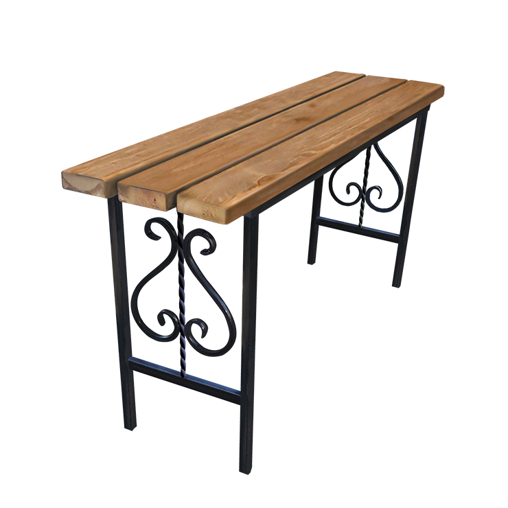 Кованые изделия в Омске | Кованая скамейка СТ.003