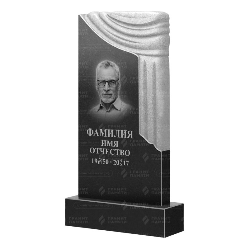 Памятники из гранита резные в Омске | Гранитный памятник ФГ-121