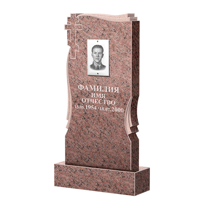 Гранитные памятники в Омске | Памятник из гранита Розалия Pink ФГЦ-185