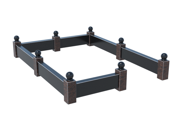 Цоколи на могилу в Омске | Цоколь на могилу №0035