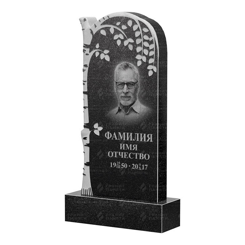 Памятники из гранита с деревом в Омске | Гранитный памятник ФГ-091