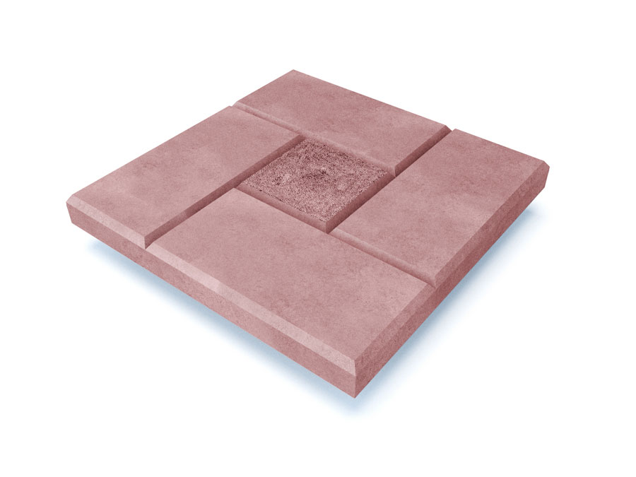 Плитка для облицовки памятников в Омске | Тротуарная плитка красная