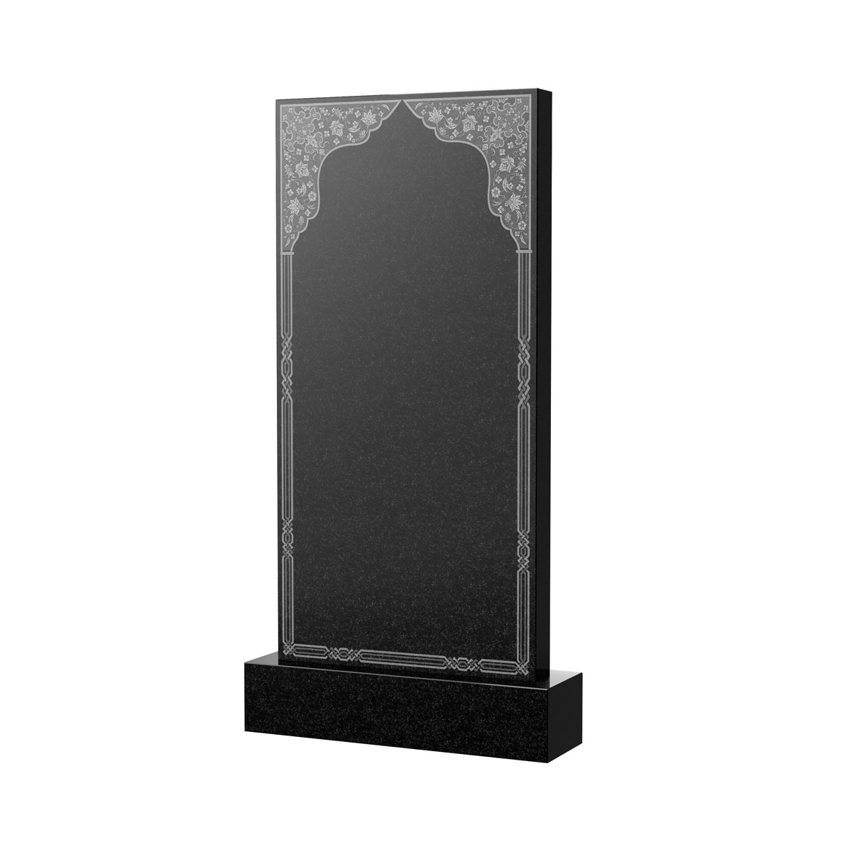 Художественное оформление памятника в Омске | Художественное оформление на гранитную стелу, рисунок ВХО-042