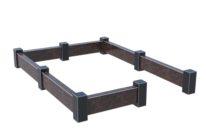 Цоколи на могилу в Омске | Цоколь на могилу №0033