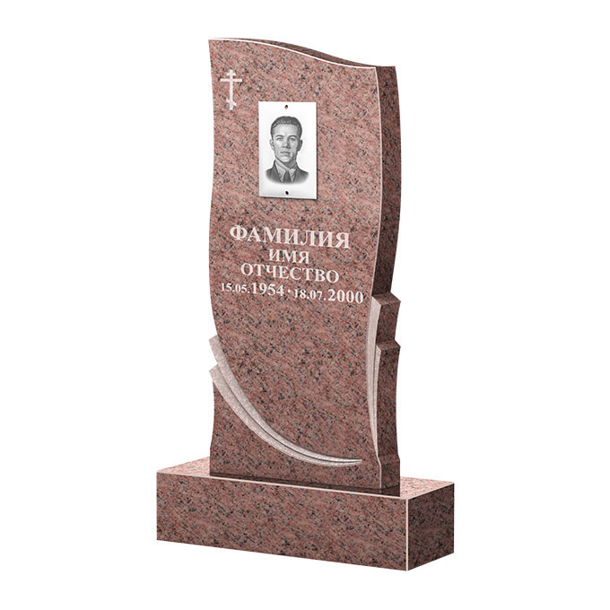 Гранитные памятники в Омске | Памятник из гранита Розалия Pink ФГЦ-044