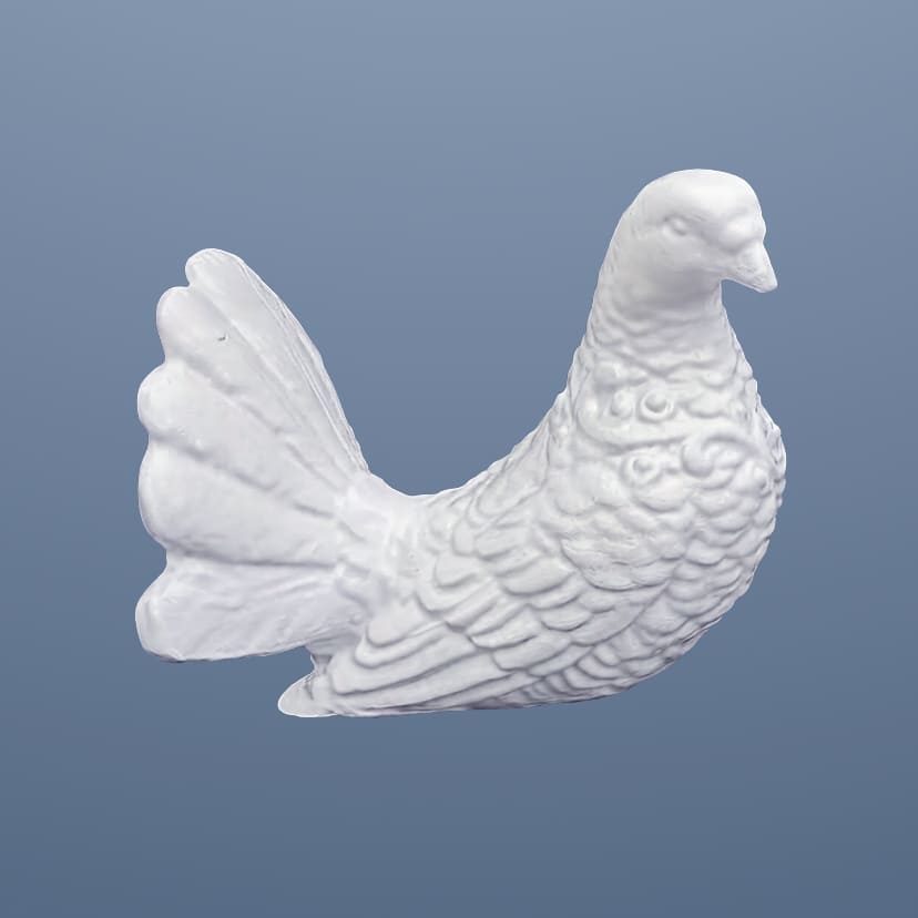 Скульптуры из искусственного мрамора в Омске | Голубь право