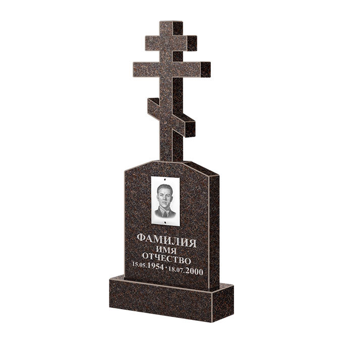 Гранитные памятники в Омске | Памятник из гранита Карел Brown ФГЦ-099