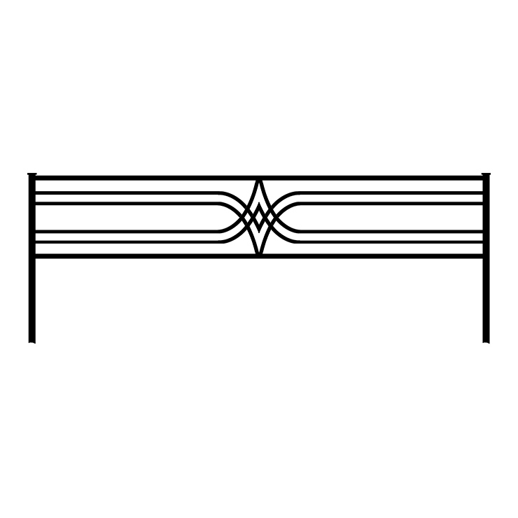 Металлические оградки, столы, скамейки в Омске | Оградка №9