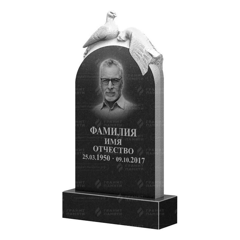 Памятники из гранита с птицами в Омске | Гранитный памятник ФГ-109