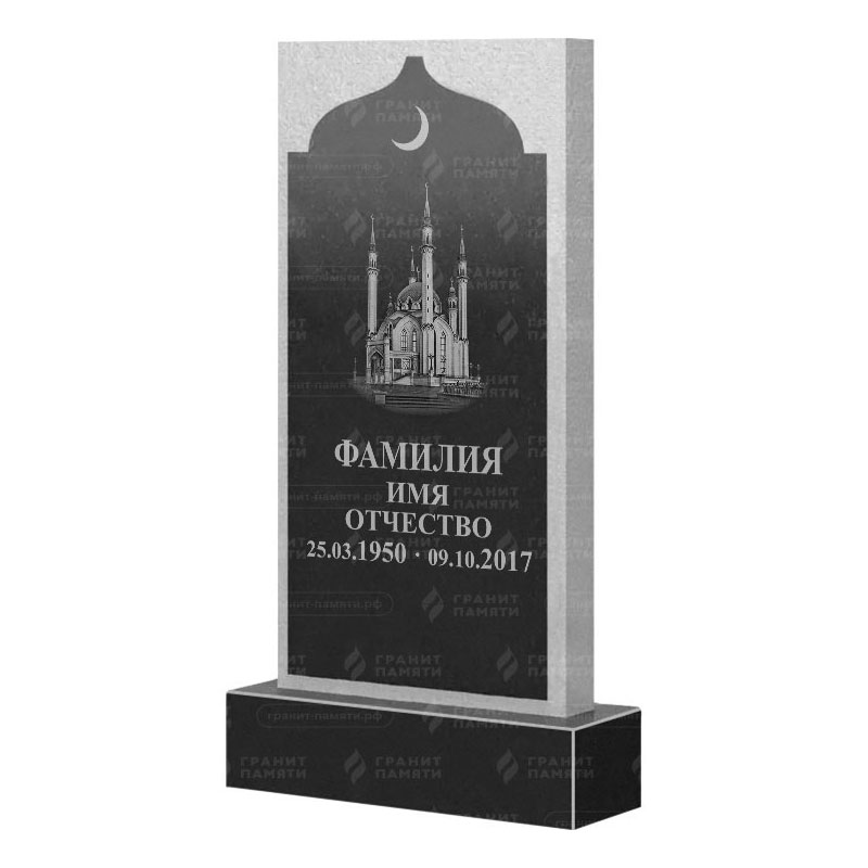 Мусульманские памятники на могилу в Омске | Гранитный памятник ФГ-167