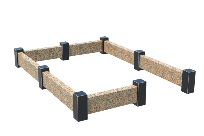 Цоколи на могилу в Омске | Цоколь на могилу №0037