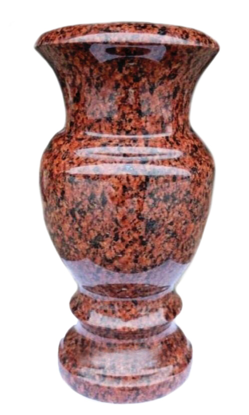 Вазы из камня в Омске | Ваза гранитная «Цветная»