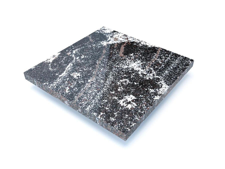 Плитка для облицовки памятников в Омске | Гранитная плитка «Амфиболит»