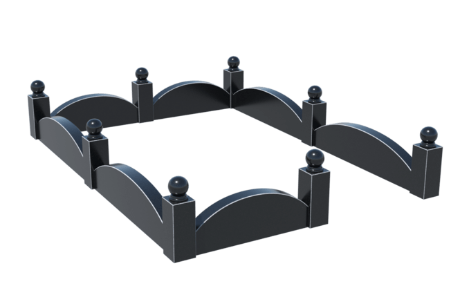 Цоколи на могилу в Омске | Цоколь на могилу №0002