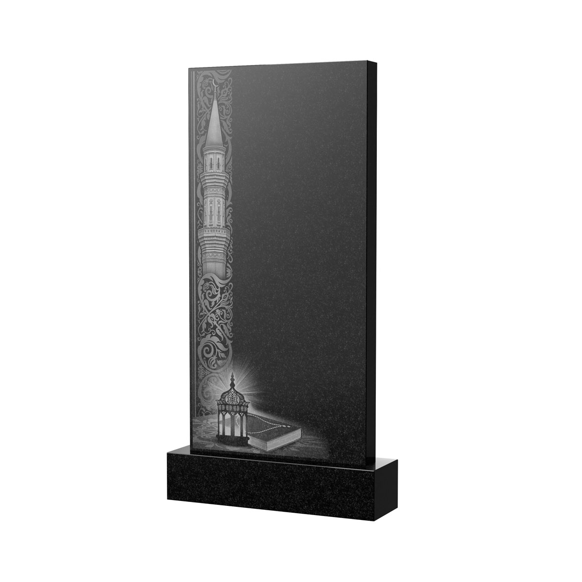 Художественное оформление памятника в Омске | Художественное оформление на гранитную стелу, рисунок ВХО-038