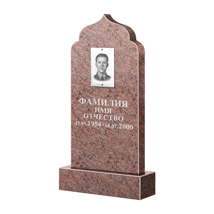 Гранитные памятники в Омске | Памятник из гранита Розалия Pink ФГЦ-037
