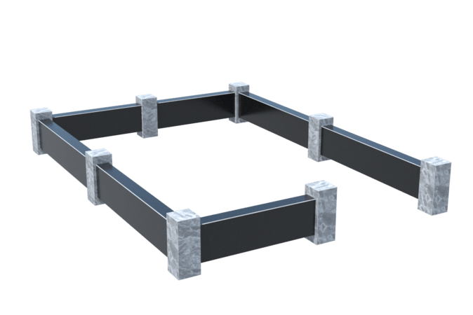 Цоколи на могилу в Омске | Цоколь на могилу №0032
