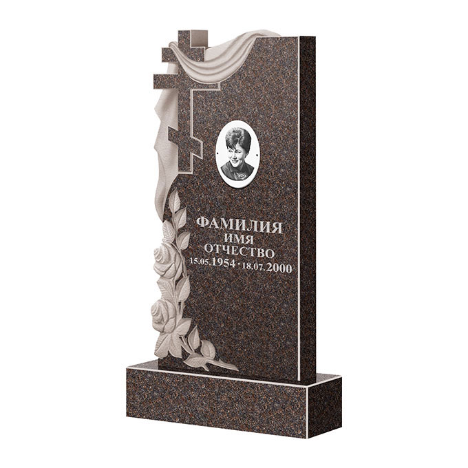 Гранитные памятники в Омске | Памятник из гранита Карел Brown ФГЦ-189