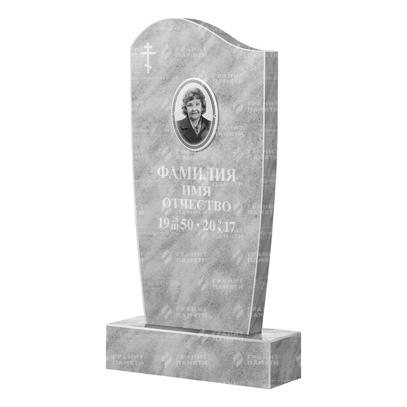 Бюджетные памятники в Омске | Мраморный памятник ФМ-031