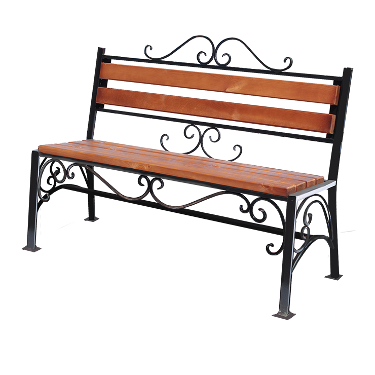 Кованые изделия в Омске | Кованая скамейка СТ.006