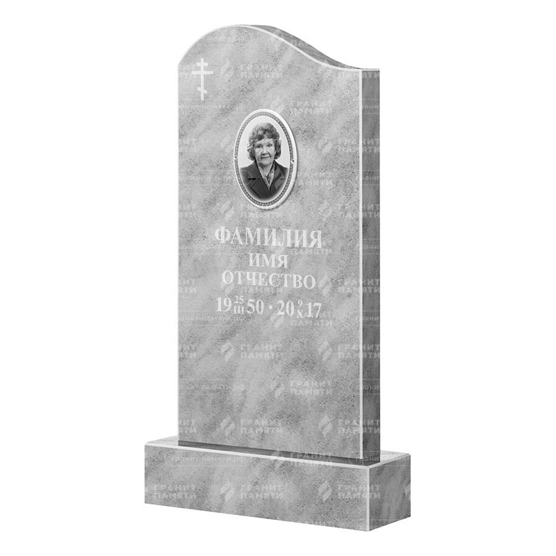 Бюджетные памятники в Омске | Мраморный памятник ФМ-030