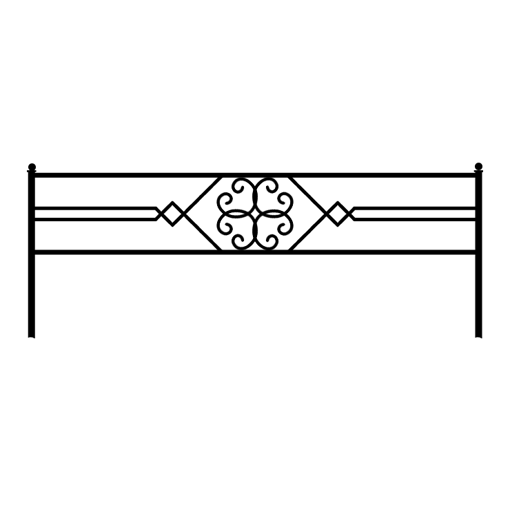 Кованые изделия в Омске | Кованая оградка ОГ.003