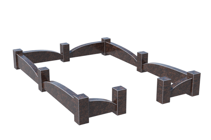 Цоколи на могилу в Омске | Цоколь на могилу №0043